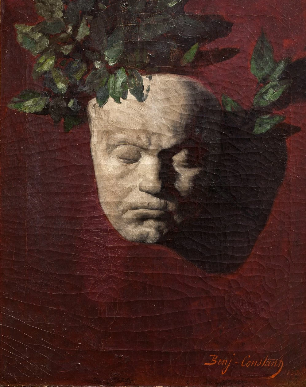 Jean - Joseph Benjamin, Constant, La maschera mortuaria di Beethoven, Musee des Augustins, Toulouse